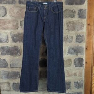 Dickies Crafted For Women Relaxed Fit Dark Wash Structured Jeans Size 2 Workwear